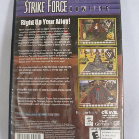 Playstation 2 PS2 Video Game: Strike Force Bowling - blue disc - Picture 3 of 4